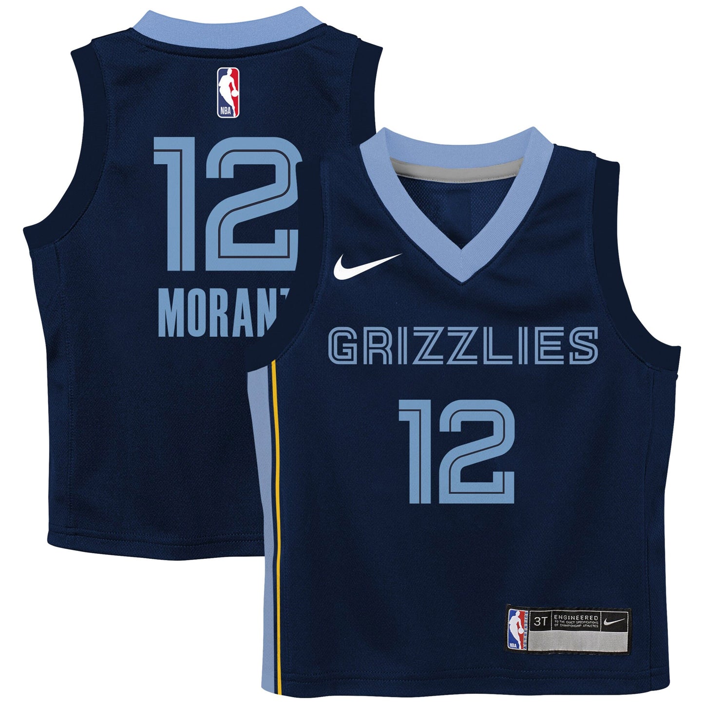 Ja Morant Memphis Grizzlies Nike Toddler Swingman Player Jersey - Icon Edition - Navy