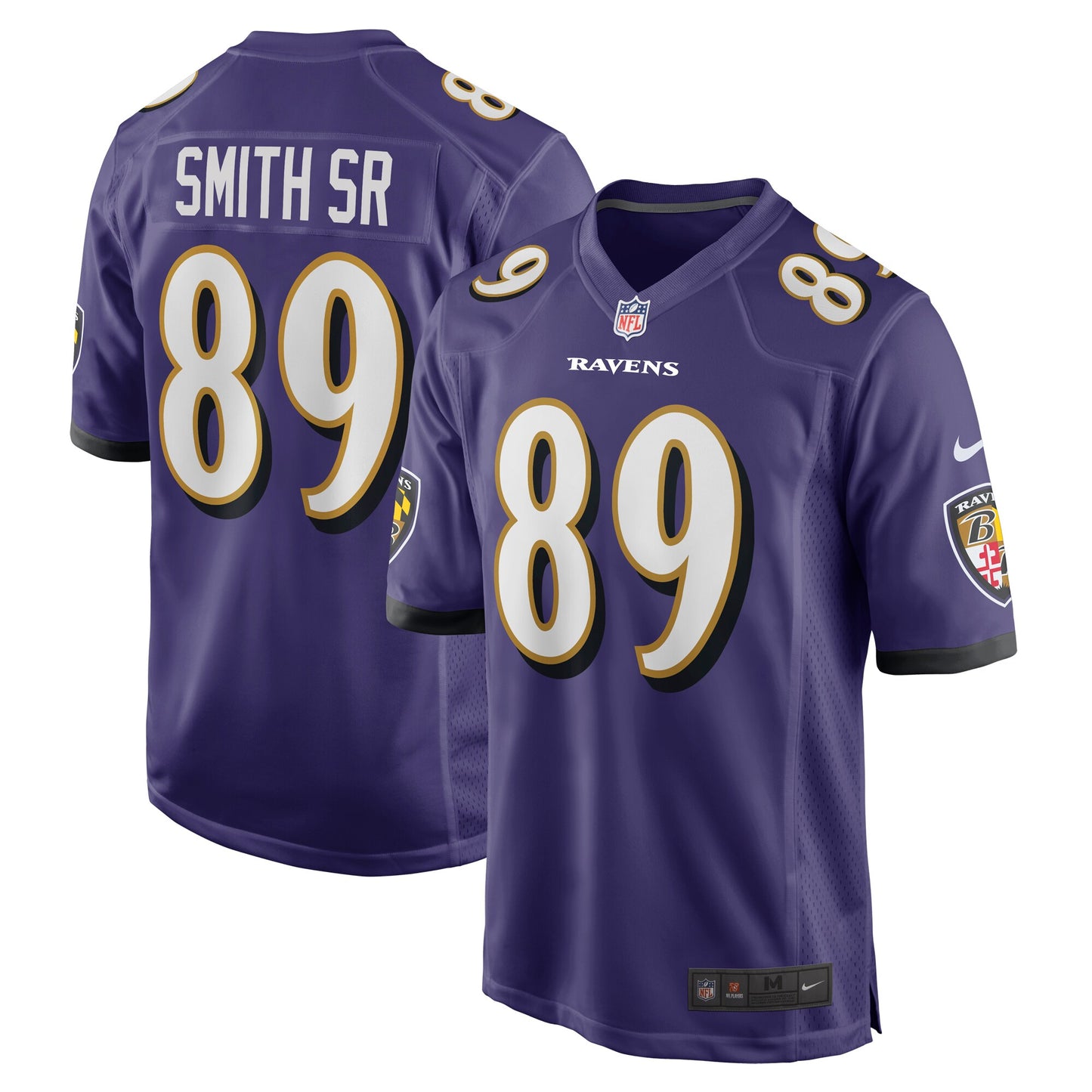 Steve Smith Sr. Baltimore Ravens Nike Retired Player Game Jersey - Purple