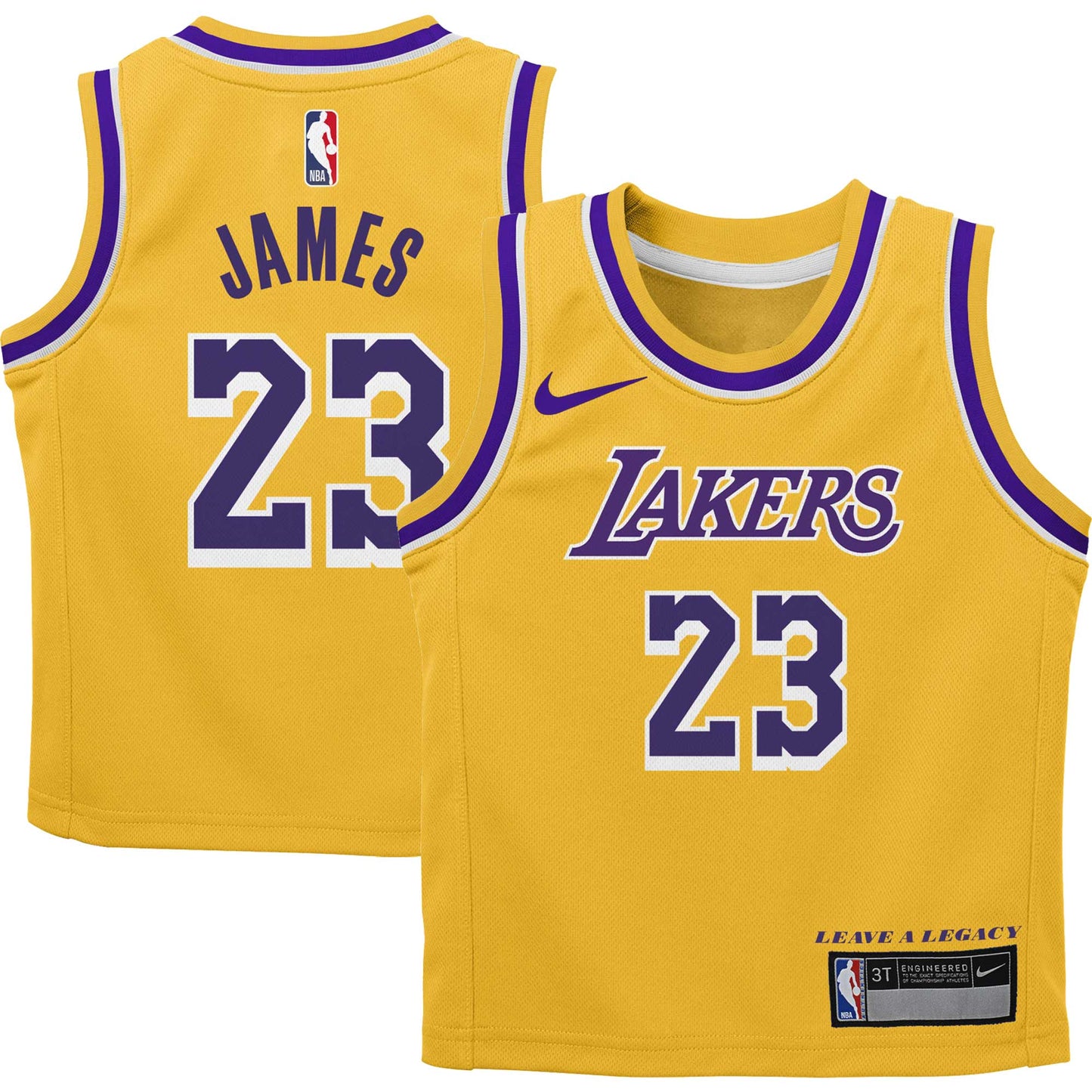 LeBron James Los Angeles Lakers Nike Preschool Dri-FIT Swingman Player Jersey - Icon Edition - Gold