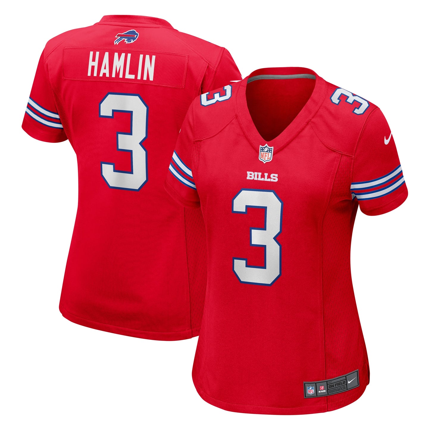 Damar Hamlin Buffalo Bills Nike Women's Player Jersey - Red