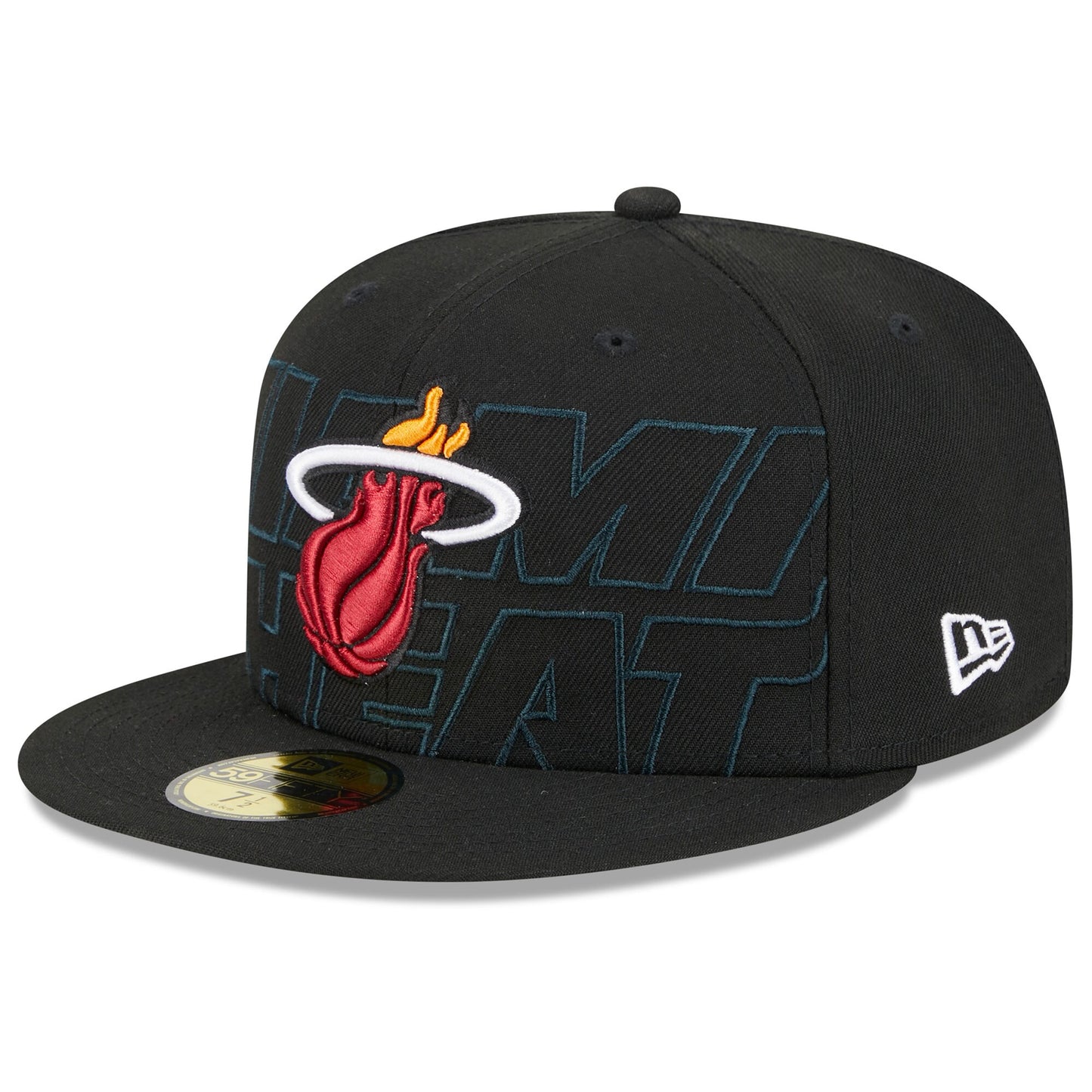 Miami Heat New Era 2023 NBA Draft 59FIFTY Fitted Hat - Black