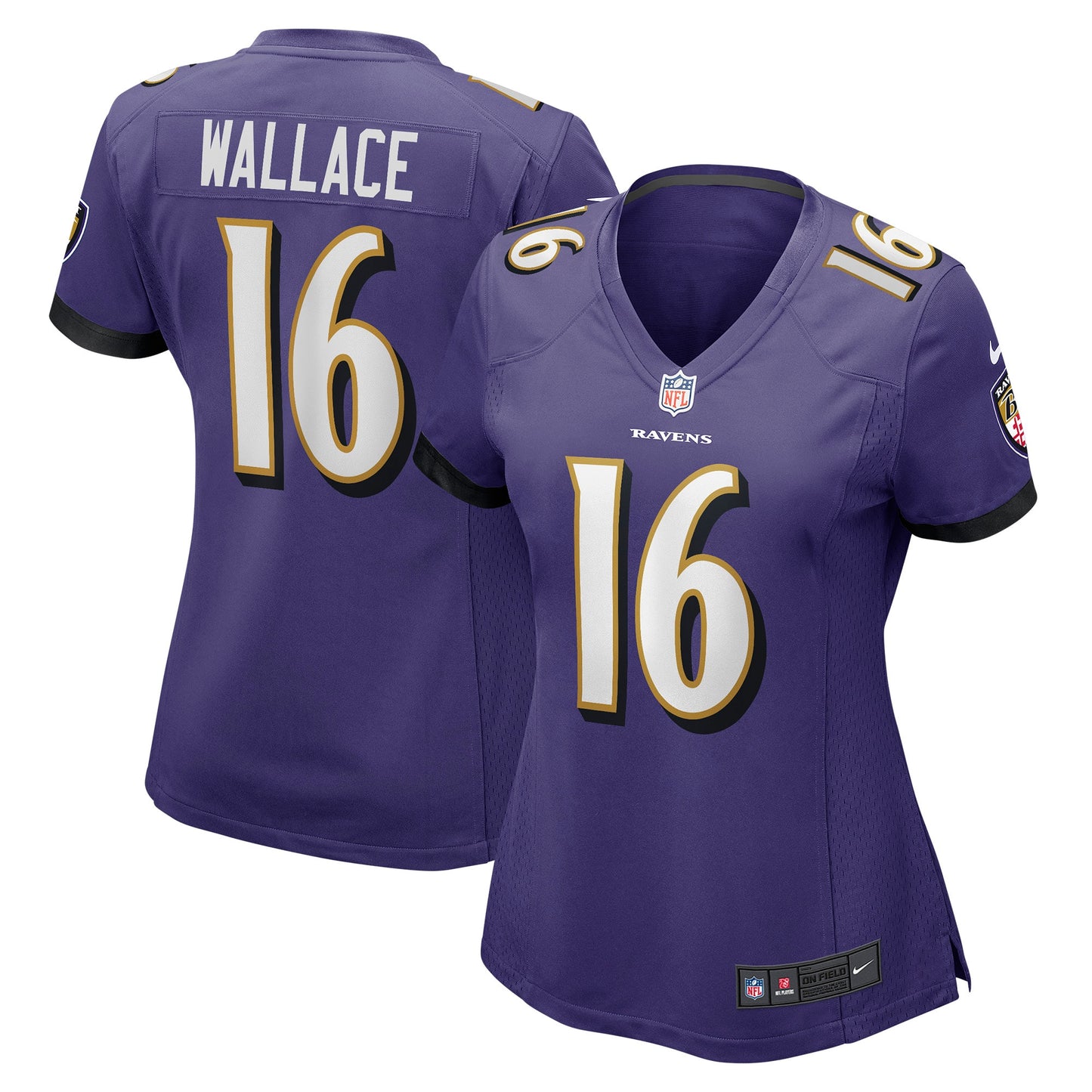 Tylan Wallace Baltimore Ravens Nike Women's Game Jersey - Purple