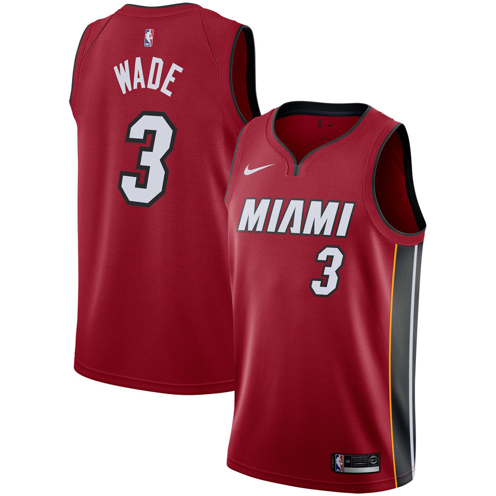 Youth Miami Heat Dwyane Wade Statement Edition Jersey - Red