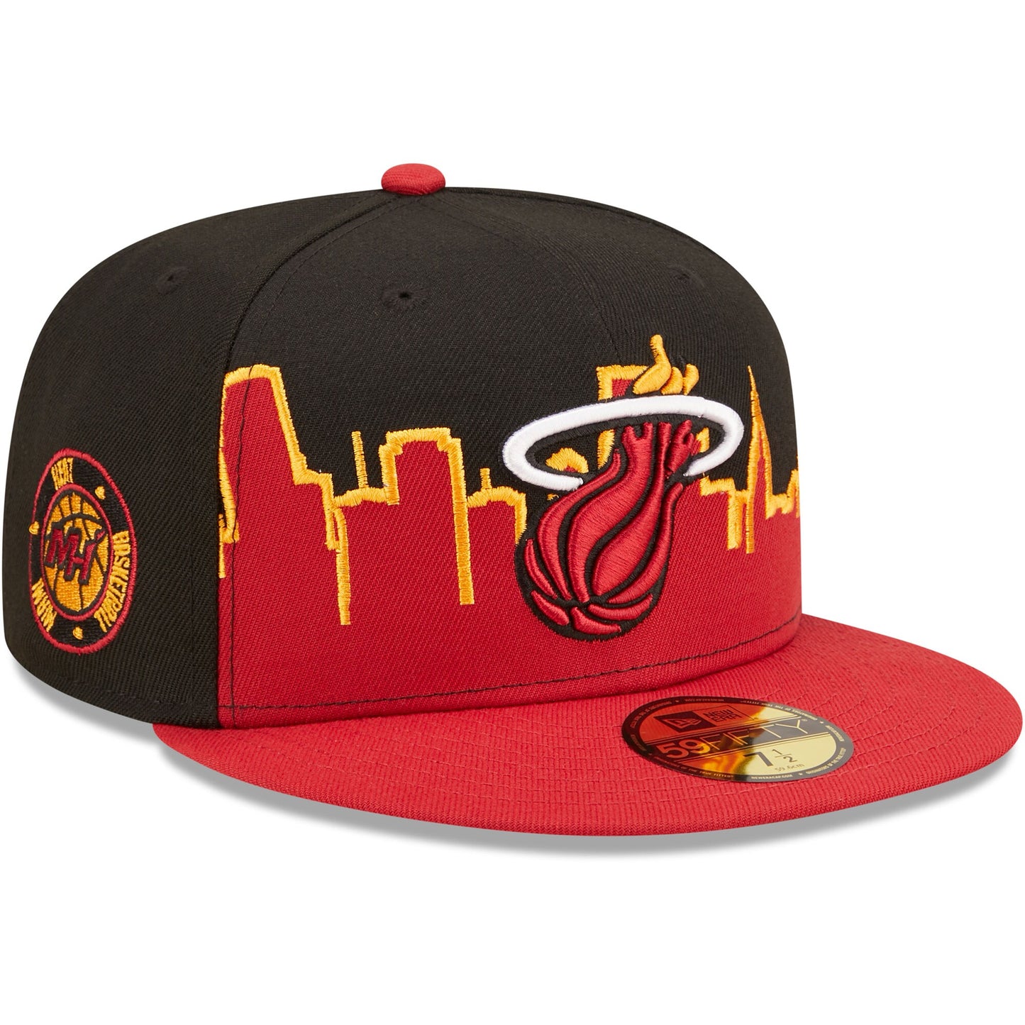 Miami Heat New Era 2022 Tip-Off 59FIFTY Fitted Hat - Red/Black