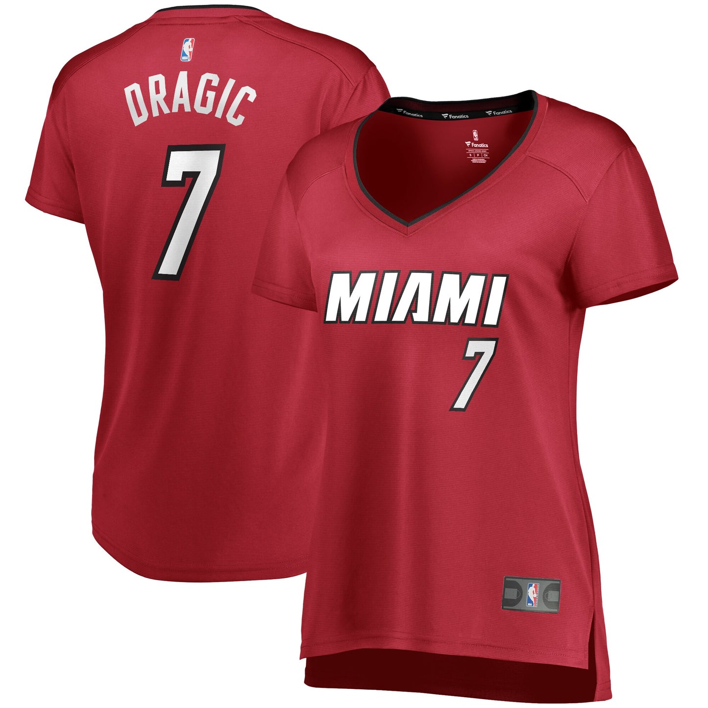 Goran Dragic Miami Heat Fanatics Branded Women's Fast Break Player Jersey - Statement Edition - Maroon