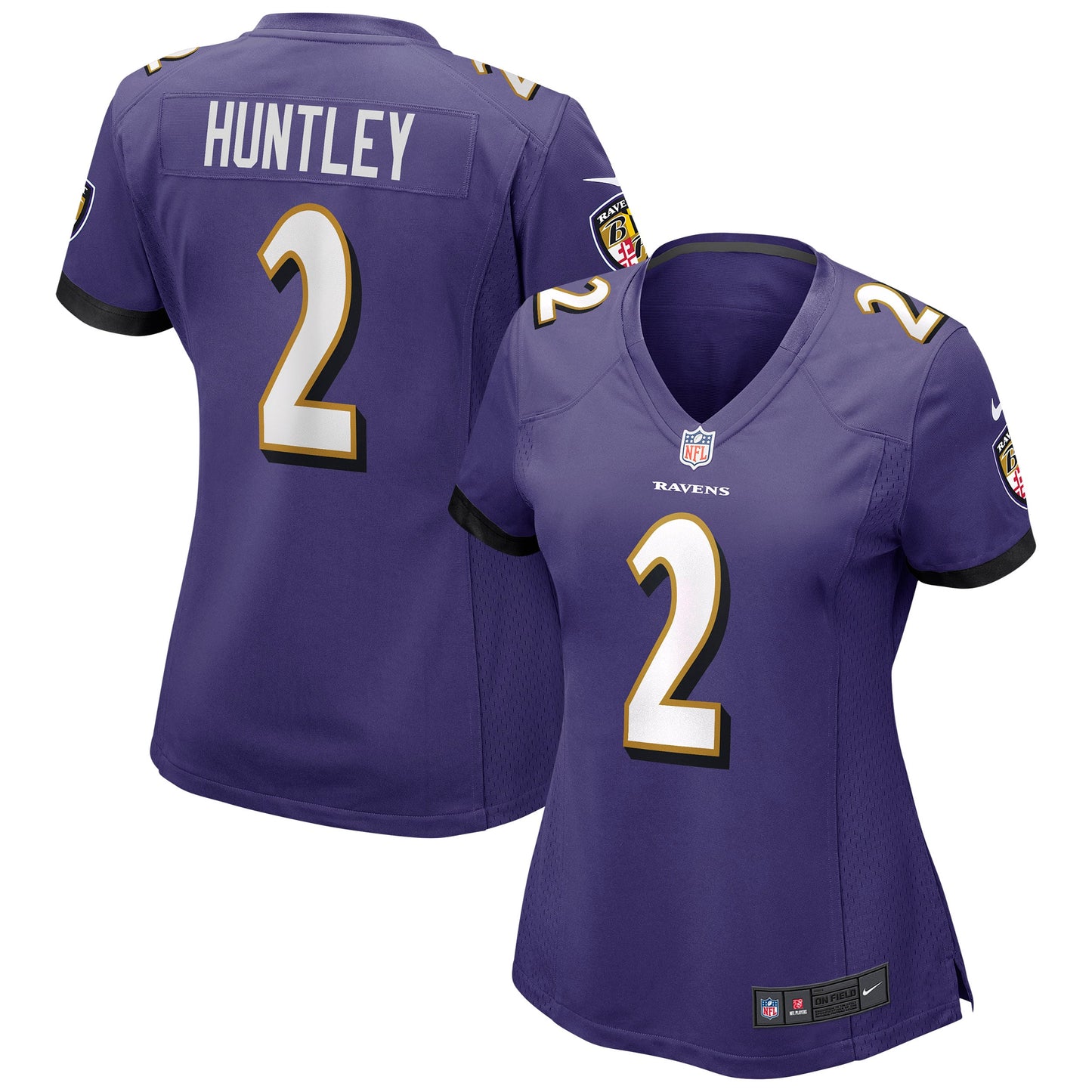Tyler Huntley Baltimore Ravens Nike Women's Game Jersey - Purple