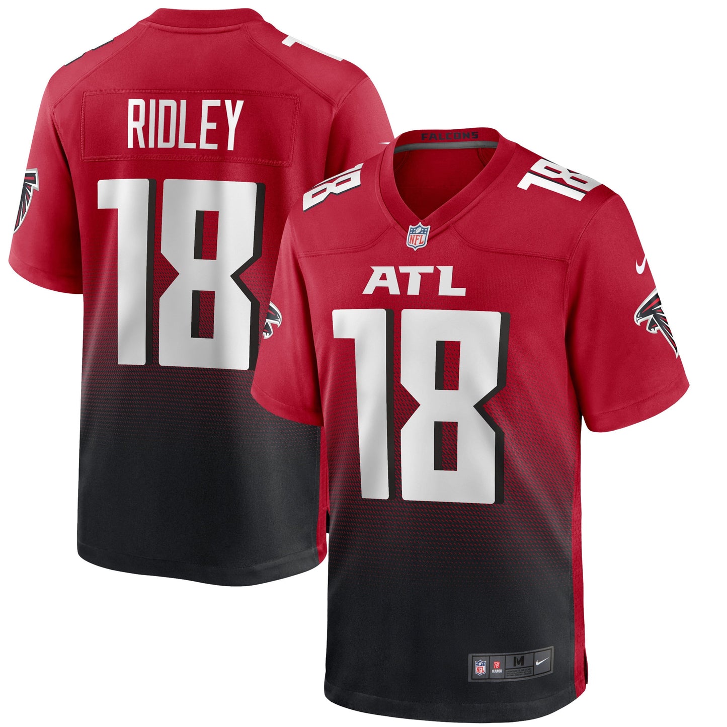 Calvin Ridley Atlanta Falcons Nike 2nd Alternate Game Jersey - Red