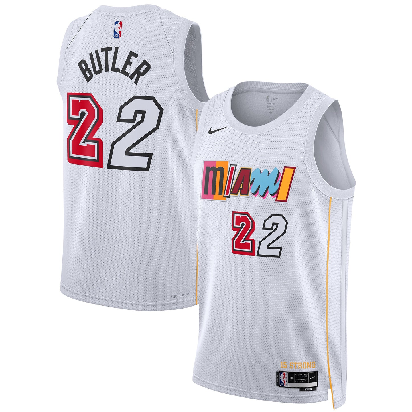 Jimmy Butler Miami Heat Nike Unisex 2022/23 Swingman Jersey - City Edition - White