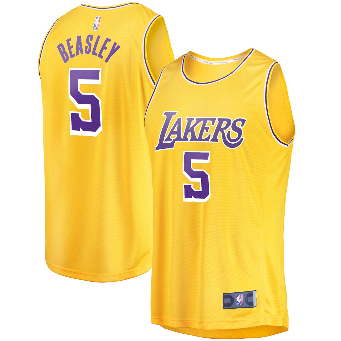 Malik Beasley Los Angeles Lakers Fanatics Branded Fast Break Player Jersey - Icon Edition - Gold